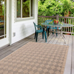 The Rugs Nature Collection Outdoor Rug In Dark Grey 5300Dg - thumbnail 9