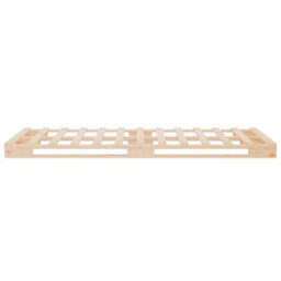 Berkfield Bed Frame 75X190 Cm Solid Wood Pine 2Ft6 Small Single - thumbnail 8