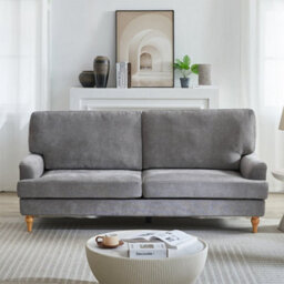 Furniture in Fashion Hampshire Fabric 3 Seater Sofa In Grey - thumbnail 2