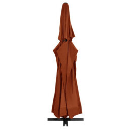 Berkfield Outdoor Parasol With Aluminium Pole 600 Cm Terracotta - thumbnail 3