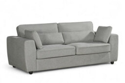 Light Grey Chenille Fabric 3 + 2 Seater Sofa Set Alfie - thumbnail 4