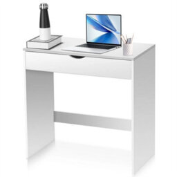 White Wooden Dressing Table Makeup Vanity Computer Desk Room - thumbnail 4