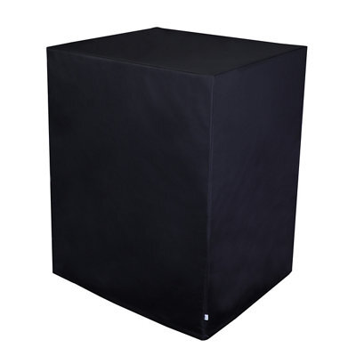 GoodHome Kiowa & Etowah Trolley Black Rectangular Bbq Cover (L)85Cm (W)75Cm