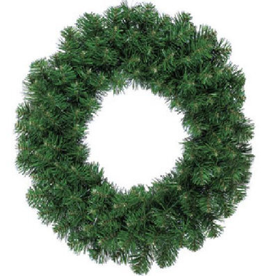 Kaemingk Green Christmas Imperial Pine Door Wreath - Dark Green - 50Cm Diameter - image 1