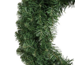 Kaemingk Green Christmas Imperial Pine Door Wreath - Dark Green - 50Cm Diameter - thumbnail 2