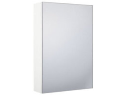 Wyld And Coco Brightcasa Bathroom Mirror Cabinet White 40 X 60 Cm With Hidden Shelf And Mirrored Front - thumbnail 1