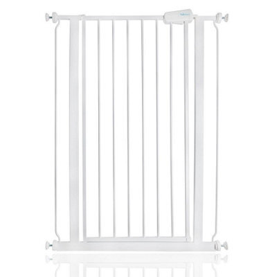 Safetots Extra Tall Metal Safety Gate Pressure Fit, 75Cm - 82.6Cm, White, 104Cm In Height, Extra Tall Baby Gate - image 1