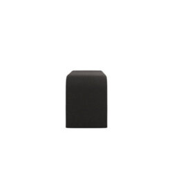 Wyld Haus Palermo Minimalist Curved Black Boucle Upholstered Bench - thumbnail 4