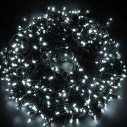 Shatchi 400 Cool White Leds Multifunction Timer Outdoor String Fairy Lights 40M - thumbnail 2