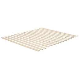 Beliani Bed Pine Wood Clairac 160 X 200 Cm (Eu King Size) Light Brown - thumbnail 8