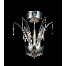 Luminosa Lighting Luminosa Jasper Pendant Round 12 Light G4 Polished Chrome/crystal, Not Led/cfl Compatible - thumbnail 2
