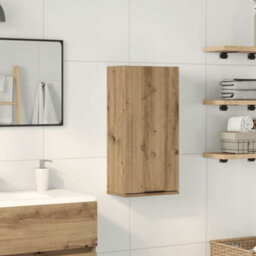 Vidaxl Wall-Mounted Bathroom Cabinet Artisan Oak 32X20X67 Cm
