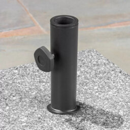 Xample Sunvilla Pembrooke 27Kg Granite Umbrella Base Heavy Duty Patio Parasol Stand With Wheels & Handle, Fits 5Cm Poles - thumbnail 3