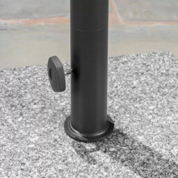 Xample Sunvilla Pembrooke 27Kg Granite Umbrella Base Heavy Duty Patio Parasol Stand With Wheels & Handle, Fits 5Cm Poles - thumbnail 4