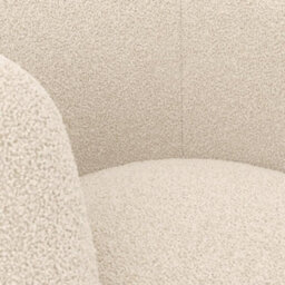 Where Saints Go Ltd Armchair George Cotton Cream Sherpa Fabric Tub Frame 66Cm By Where Saints Go - thumbnail 7