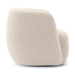 Where Saints Go Ltd Armchair George Cotton Cream Sherpa Fabric Tub Frame 66Cm By Where Saints Go - thumbnail 4