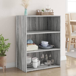 Berkfield Sideboard Grey Sonoma 70X41X93 Cm Engineered Wood - thumbnail 1