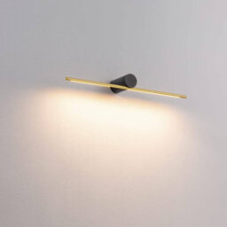 Ultra Beam Lighting Ultrabeam Picture Wall Light Fitting Black And Gold Finish 8 Watt Warm White Led 600mm Wide - thumbnail 2
