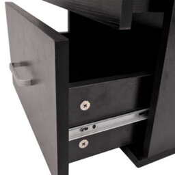 Vidaxl Seven Piece Bathroom Furniture And Basin Set Black - thumbnail 5