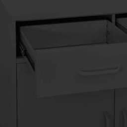 Vidaxl Storage Cabinet Anthracite 80X35X101.5 Cm Steel - thumbnail 6