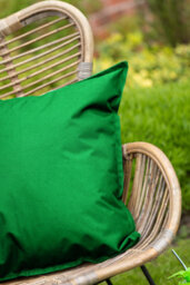 Waterproof Outdoor Garden Cushion Covers Patio Cushion Cover Cases Square Pack Of 2 Dark Green 60Cm X 60Cm - thumbnail 3
