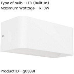 Loops Stylish Modern White Wall Light For Indoor Spaces - Perfect Home Illumination - thumbnail 2