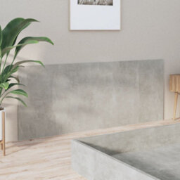Berkfield Bed Headboard Concrete Grey 200X1.5X80 Cm Engineered Wood - thumbnail 4