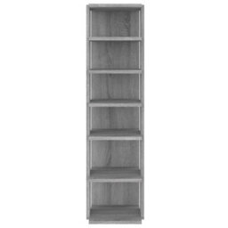 Berkfield Elegant Shoe Rack Grey Sonoma 27.5X27X102 Cm Engineered Wood - thumbnail 3