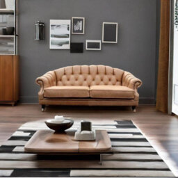 Chesterfield 3 Seater Old English Parchment Real Leather Sofa In Custom Made Victoria Style - thumbnail 9