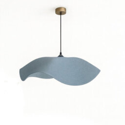 CGC Lighting Cgc Flora 78Cm Baby Blue Large Floppy Fabric Lampshade - thumbnail 6