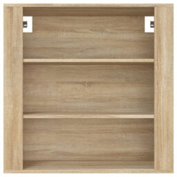 Berkfield Wall Cabinet Sonoma Oak 80X33X80 Cm Engineered Wood - thumbnail 3