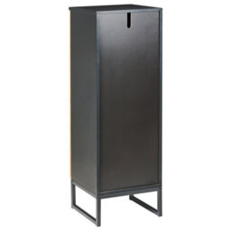 Beliani Bathroom Cabinet Miscanti Bamboo 30 Cm Light Brown - thumbnail 6