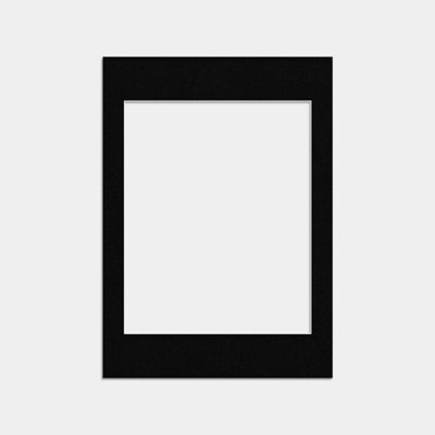 Ak Frames 70X50Cm Black Picture Mounts To Fit 50X40Cm Aperture Size - Mount Board Only (No Frame Included) - image 1