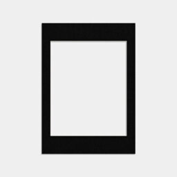 Ak Frames 70X50Cm Black Picture Mounts To Fit 50X40Cm Aperture Size - Mount Board Only (No Frame Included) - thumbnail 1