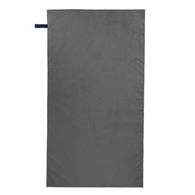 Mountain Warehouse Travel Microfibre Towel Dark Grey (One Size)