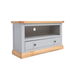 Cabinet Bits Bomporto Light Grey 1 Drawer Tv Cabinet Brass Knob - thumbnail 2