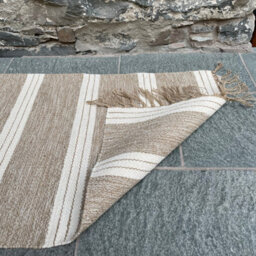 Second Nature Online Reteela Living Room Rug Beige With Natural Striped Design / 120 Cm X 180 Cm - thumbnail 5