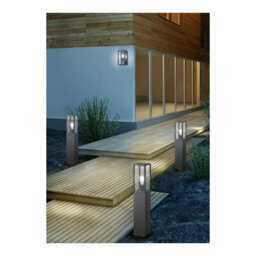 Luminosa Lighting Luminosa Garonne Modern Outdoor Bollard Anthracite Ip44 - Uk Stock - thumbnail 3