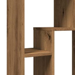 Berkfield Bookcase Artisian Oak 63X20X90 Cm Engineered Wood - thumbnail 9