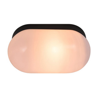 Nordlux Foam Indoor Wall Light Black Plastic E27 Bathroom Safe - Mains Powered , Ip44 - image 1