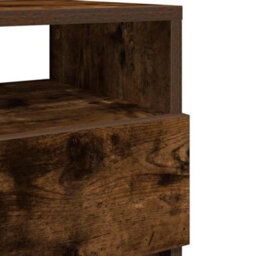 Berkfield Bedside Cabinet With 2 Drawers Smoked Oak 40X33X60 Cm - thumbnail 9