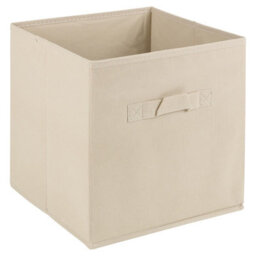 Urbn-Living Urbnliving Height 94Cm Wooden Wide Grey 7 Cube Bookcase With Beige 6 Drawers Baskets Storage Unit Shelves - thumbnail 2