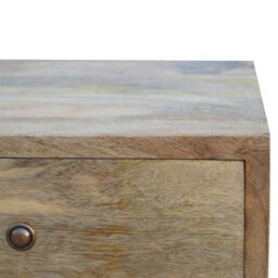 Artisan Furniture Nordic Designed 4 Drawer Petite Bedside - thumbnail 6