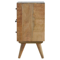 Artisan Furniture Nordic Designed 4 Drawer Petite Bedside - thumbnail 4