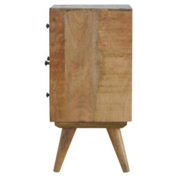 Artisan Furniture Nordic Designed 4 Drawer Petite Bedside - thumbnail 8