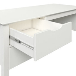 Flair Noomi Aponi Desk With Drawers - White - thumbnail 4