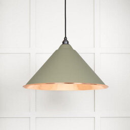 From the Anvil Hammered Copper Hockley Pendant In Tump - thumbnail 1