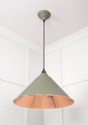 From the Anvil Hammered Copper Hockley Pendant In Tump - thumbnail 5