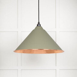 From the Anvil Hammered Copper Hockley Pendant In Tump - thumbnail 3