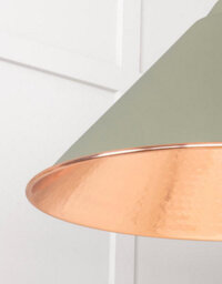 From the Anvil Hammered Copper Hockley Pendant In Tump - thumbnail 6